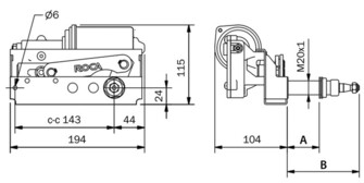 W25 PYYHKIJÄN MOOTTORI 12V 38MM