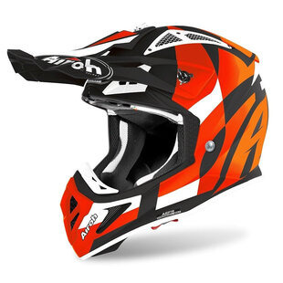 Airoh aviator ace-Trick Orange Matte