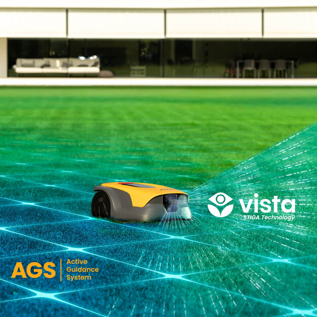 Stiga A15v. Robottileikkuri