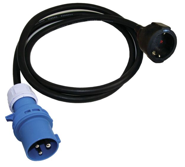 ADAPTERIKAAPELIT CEE-UROS / SCHUKO-NAARAS 0,5M