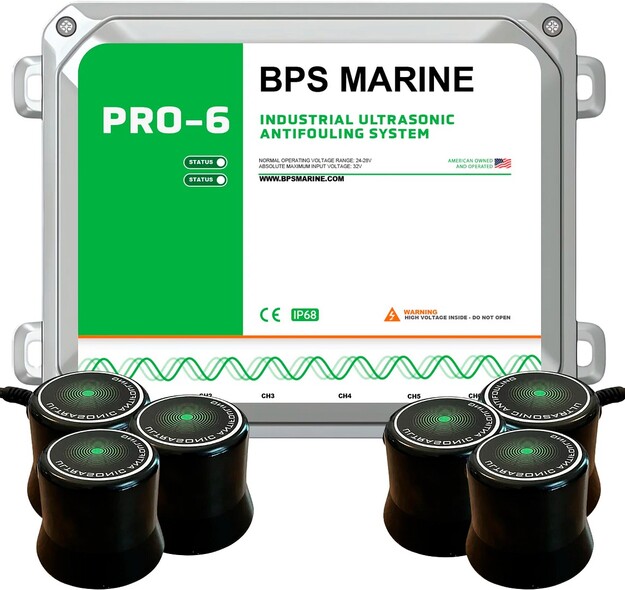 ANTIFOULING-JÄRJESTELMÄ ULTRAÄÄNI 24V 6 LÄHETINTÄ