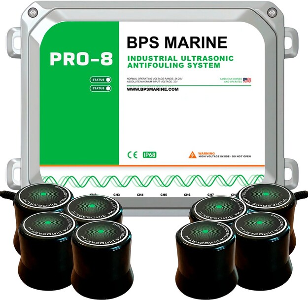 ANTIFOULING-JÄRJESTELMÄ ULTRAÄÄNI 24V 8 LÄHETINTÄ