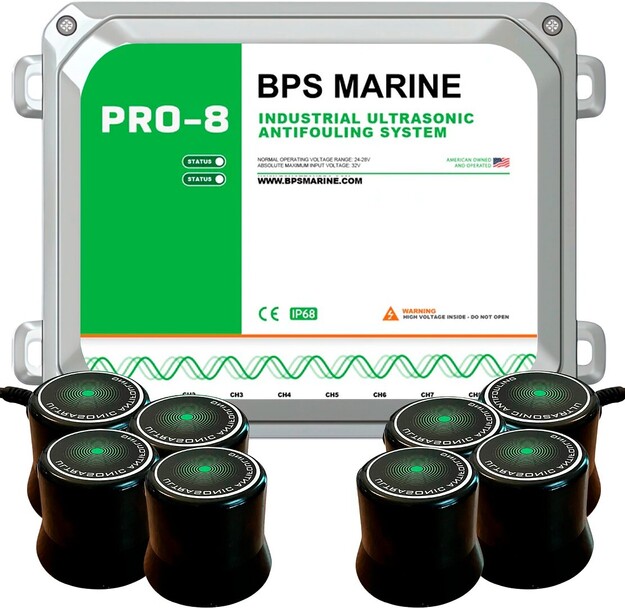 ANTIFOULING-JÄRJESTELMÄ ULTRAÄÄNI 24V 8 LÄHETINTÄ