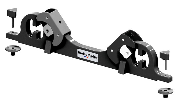 CHOCKS KIINNITYSKIILA KANSILEVYLLÄ, MUSTA