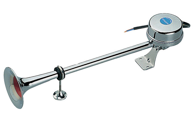 EM2 ÄÄNITORVI, KROMATTU, 24V