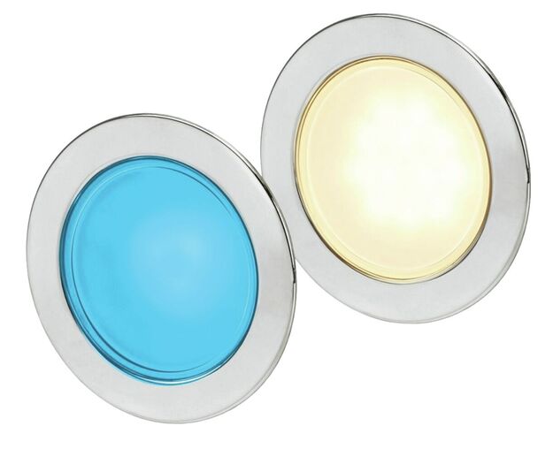 EUROLED 95, LÄMMIN VALKOINEN/SININEN, RUOSTUMATON TERÄS-KUORI