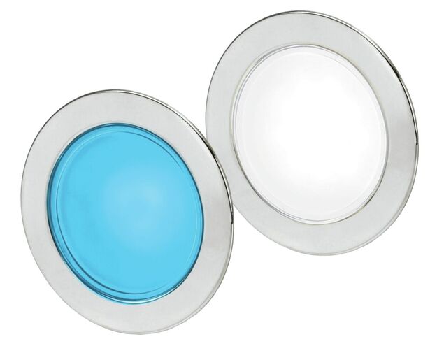 EUROLED 95, VALKOINEN/SININEN, RUOSTUMATON TERÄS-KUORI