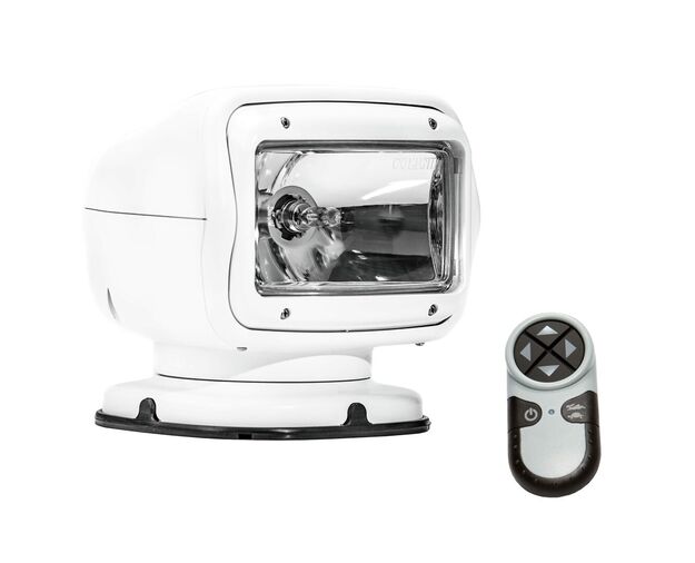 GOLIGHT GT HALOGEN VALONHEITIN, VALKOINEN, KIINTEÄ ASENNUS/LANGATON KAUKOSÄÄDIN