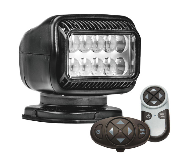 GOLIGHT GT LED, MUSTA, KIINTEÄ ASENNUS/LANGATON KÄSI- JA KOJELAUDAN KAUKOSÄÄDIN