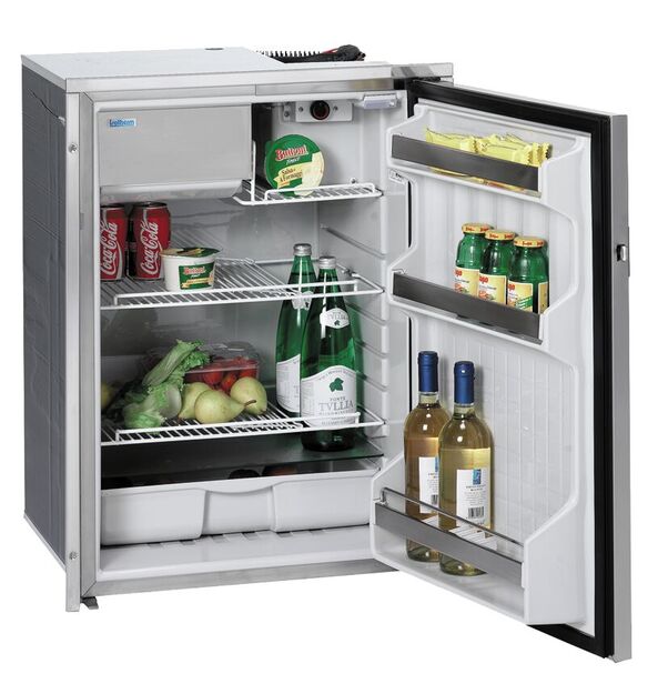 JÄÄKAAPPI INOX 130L 12/24V, VASENKÄTINEN