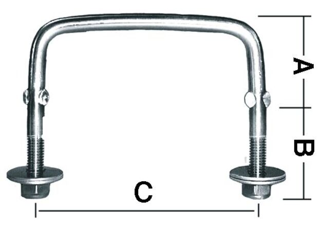 KÄDENSIJA RUOSTUMATONTA TERÄSTÄ 120MM