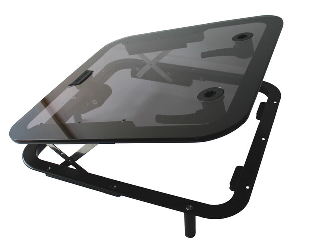 KANSILUUKKU ULP44 GRY SLV HATCH BISQ