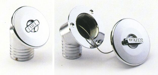 KANSIRUUVIKE KROMATTUA MESSINKIÄ 45° KULMALLA 38MM DIESELILLE