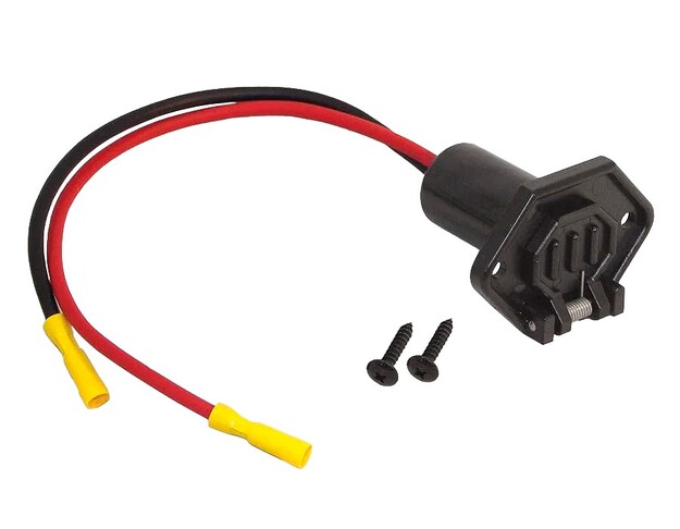 KEULASÄHKÖMOOTTORIN PISTORASIA 12V