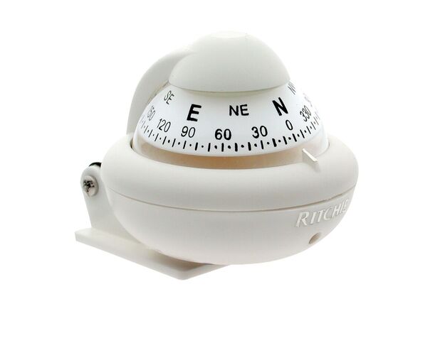 KOMPASSI RITCHIESPORT X-10W-M, VALKOINEN