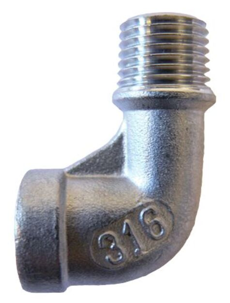 KULMAKAPPALE AISI 316 R-1/4