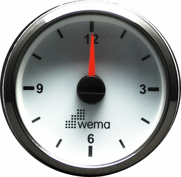 KVARTSIKELLO, VALKOINEN/RUOSTUMATON TERÄS