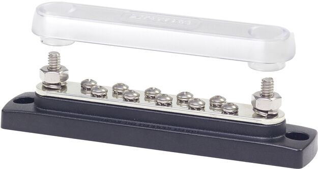 KYTKENTÄKISKO 150A, 10 LÄHTÖÄ SUOJAKANNELLA