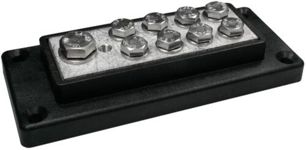 KYTKENTÄKISKO 1x70MM2 + 8x16MM2, MUSTA