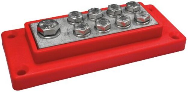 KYTKENTÄKISKO 1x70MM2 + 8x16MM2, PUNAINEN