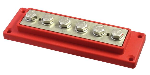 KYTKENTÄKISKO 6x50MM², PUNAINEN