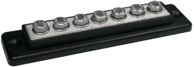 KYTKENTÄKISKO 7x6MM2, MUSTA