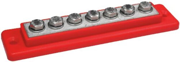 KYTKENTÄKISKO 7x6MM2, PUNAINEN