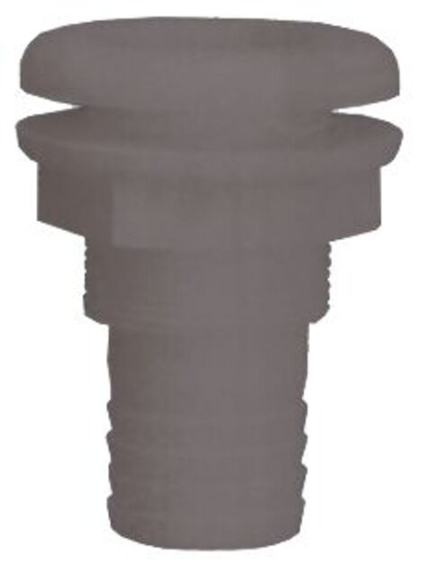 LÄPIVIENTI 25 MM MUSTAA MUOVIA