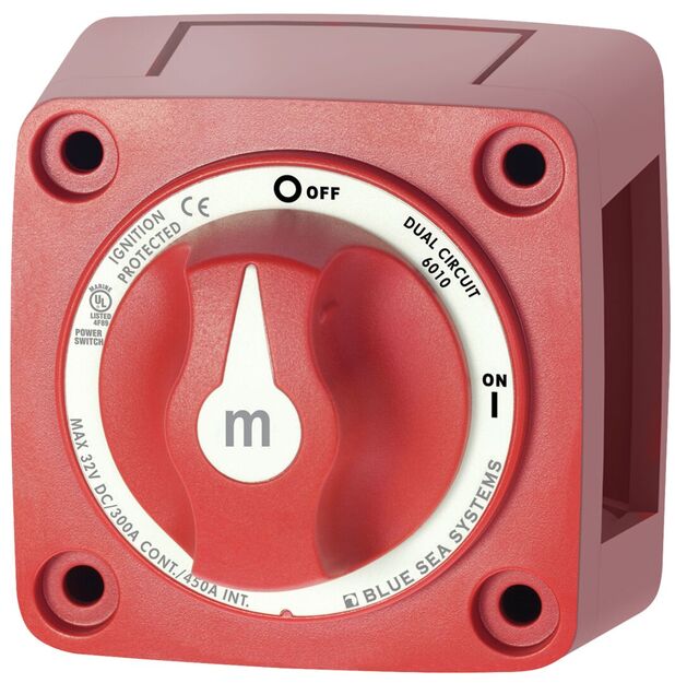 M-SARJAN MINI DUAL PÄÄVIRTAKYTKIN ON-OFF-DUAL