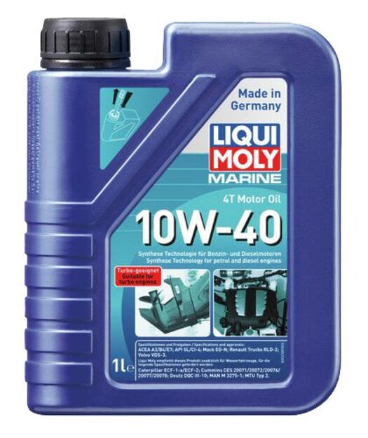 MARINE 4T MOOTTORIÖLJY 10W-40 1 LIT