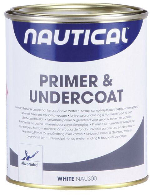 NAUTICAL PRIMER &amp; POHJAMAALI VALKOINEN 750ML