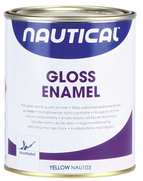 NAUTICAL VENEEN PINTAMAALI KELTAINEN 750ML