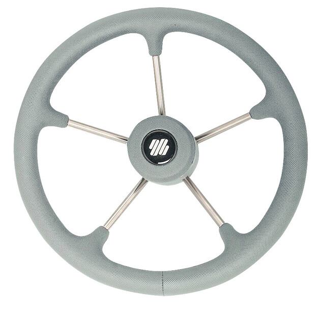 OHJAUSPYÖRÄ 350MM HARMAA V70