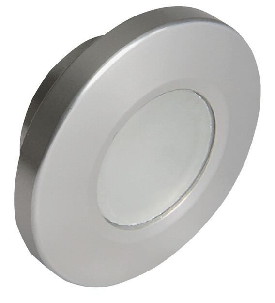 ORBIT LED-KOHDEVALO, HARJATTU TERÄS RGBW
