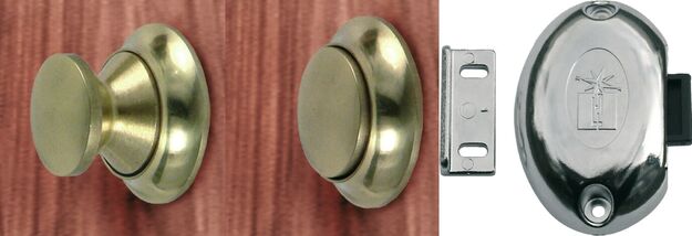 PAINONAPPI KAAPPIIN, KROMATTU 19MM