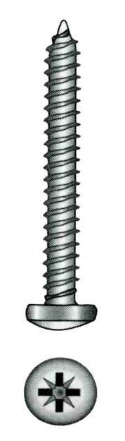 PELTIRUUVI LIERIÖKANTA 3,5X13MM