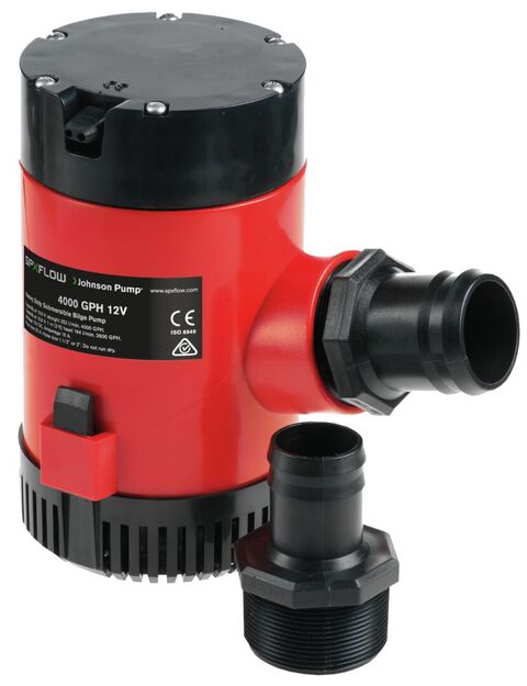 PILSSIPUMPPU SUURTEHO 4000 GPH 12V