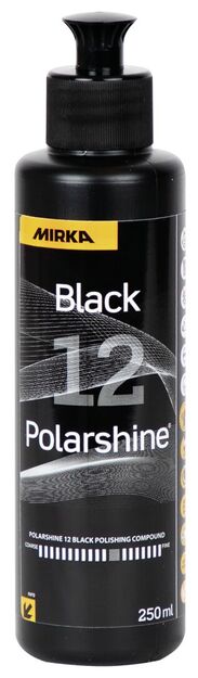 POLARSHINE 12 MUSTA KIILLOTUSAINE 250 ML