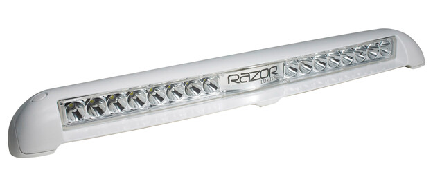 RAZOR LED KANSIVALO, VALKOINEN PISTEVALO