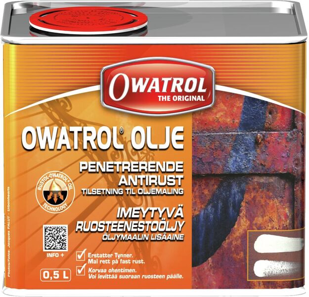 RUOSTEENESTOÖLJY OLJE 0,5L