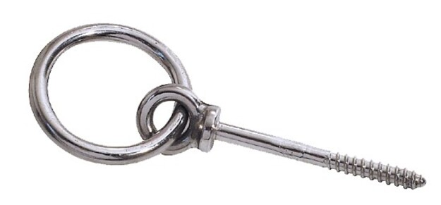 RUOSTUMATON TERÄS VENERENGAS PUUKIERTEELLÄ 6x60MM