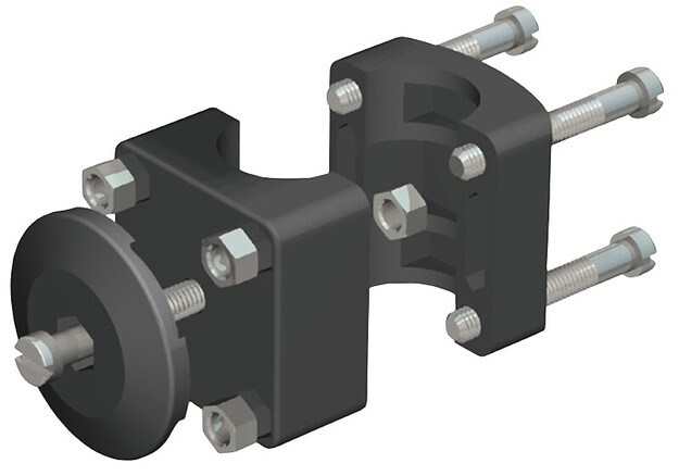 SÄÄDETTÄVÄ KAIDEKIINNIKE 32mm