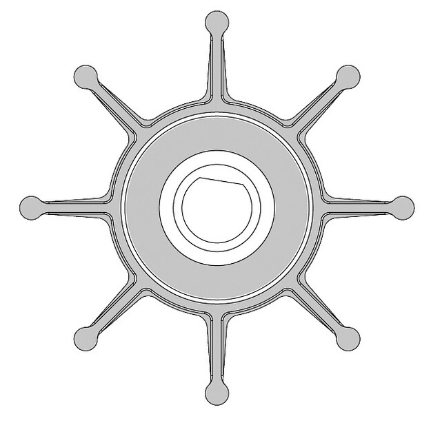 SIIPIPYÖRÄ F3-PUMPPUUN