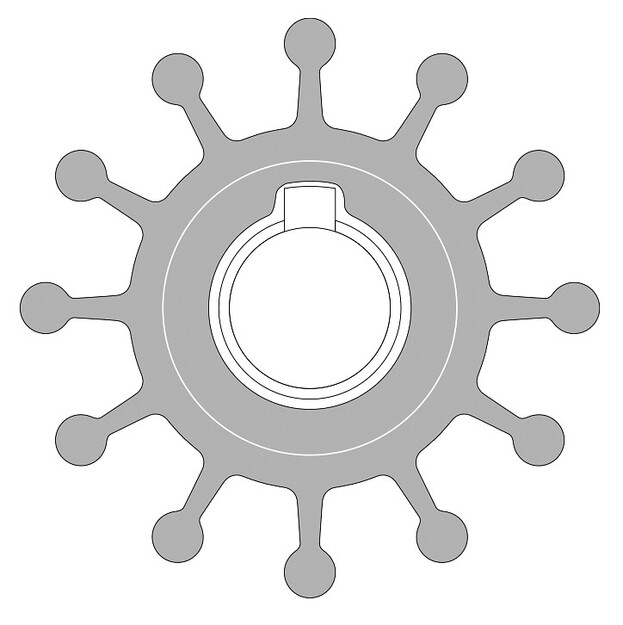 SIIPIPYÖRÄ F5-PUMPPUUN, KIILA