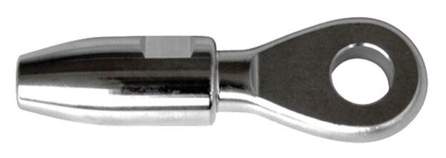 SILMUKKAPÄÄTE RST 4MM VAIJERILLE