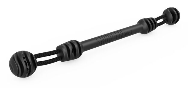 SNUBBER TWIST KIINNITYSJOUSTIN, MUSTA