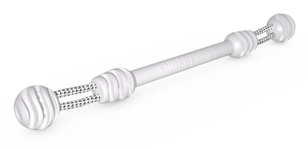 SNUBBER TWIST KIINNITYSJOUSTIN, VALKOINEN