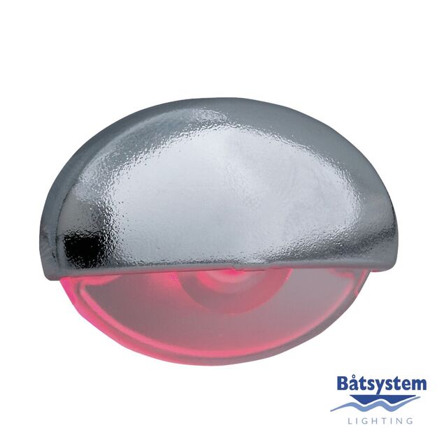 STEPLIGHT KROMATTU, PUNAINEN LED