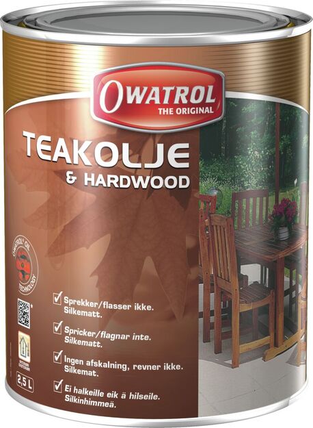 TEAK OLJE TIIKKIÖLJY 2,5 L