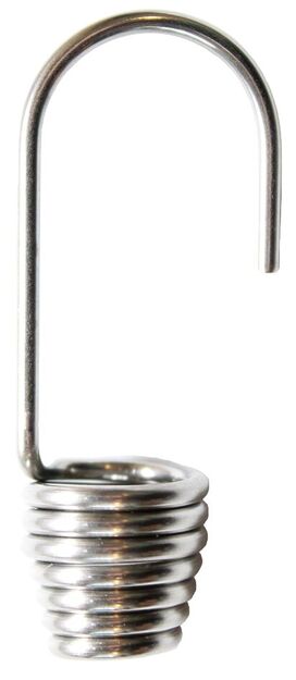 TERÄSKOUKKU 10 MM KUMIKÖYTEEN